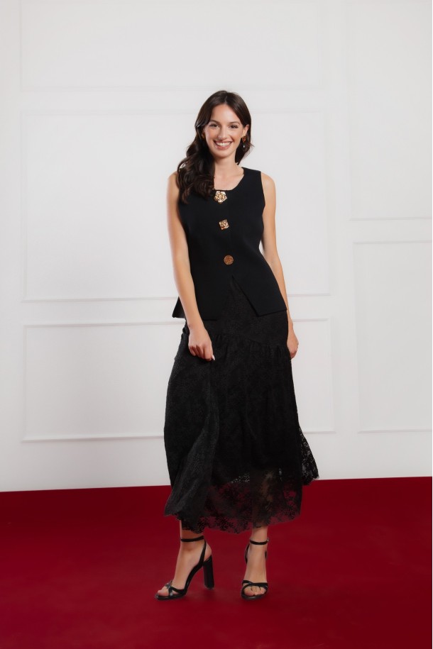 SUKNJA Ž.I. MAXI B2538657CRNA