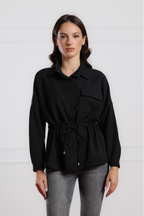 BLUZA Ž.I. B25118501 CRNA