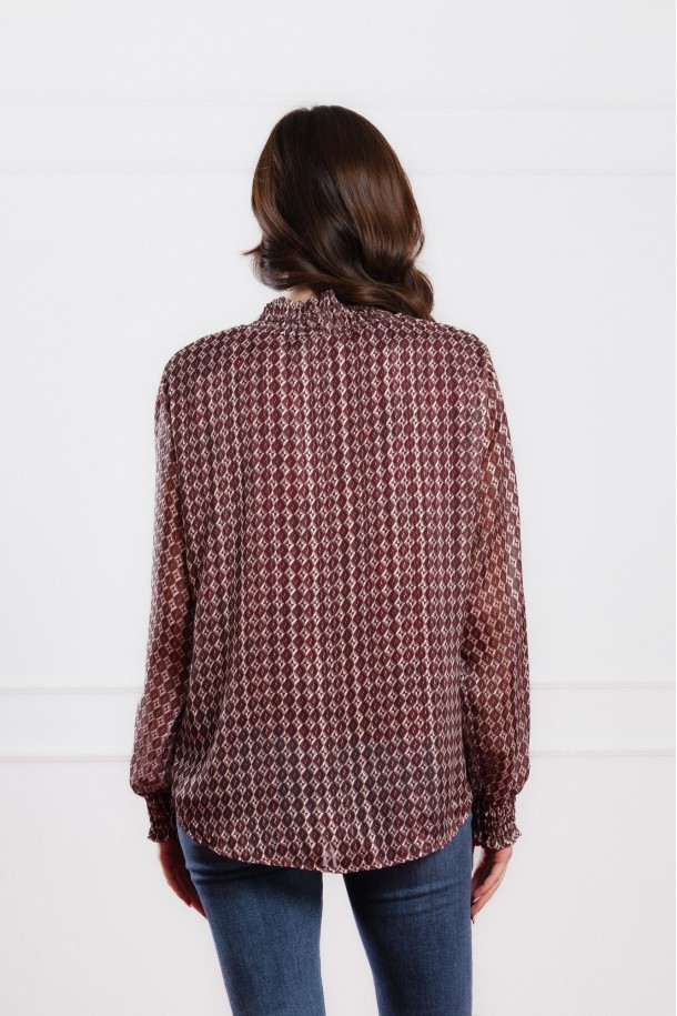 BLUZA Ž.I. B25209201 BORDO