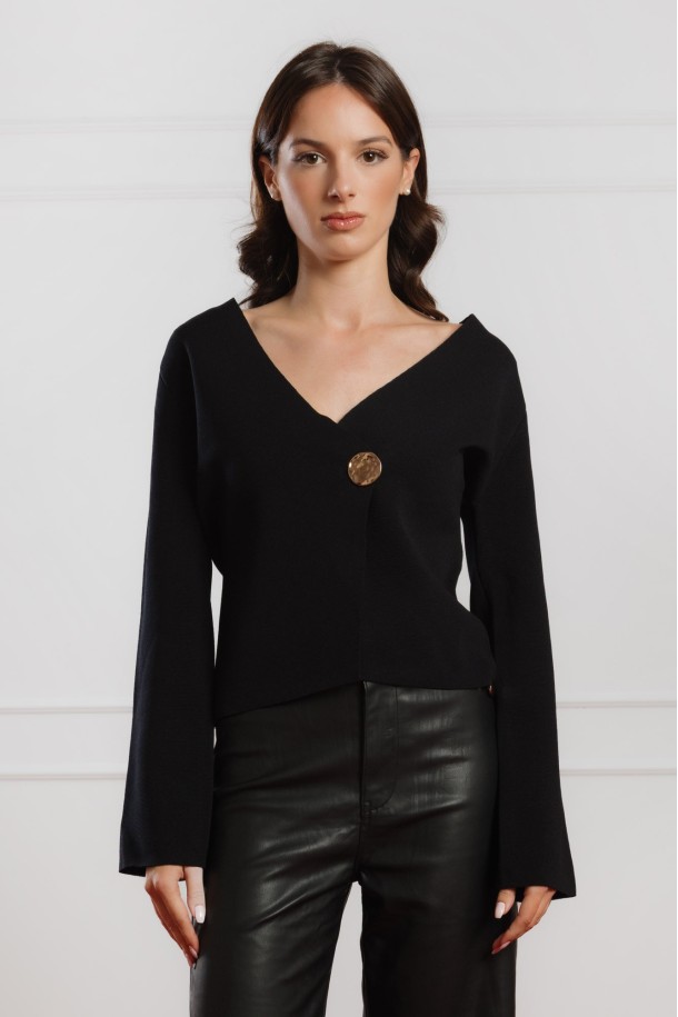 KARDIGAN Ž.I. B25458-A CRNA