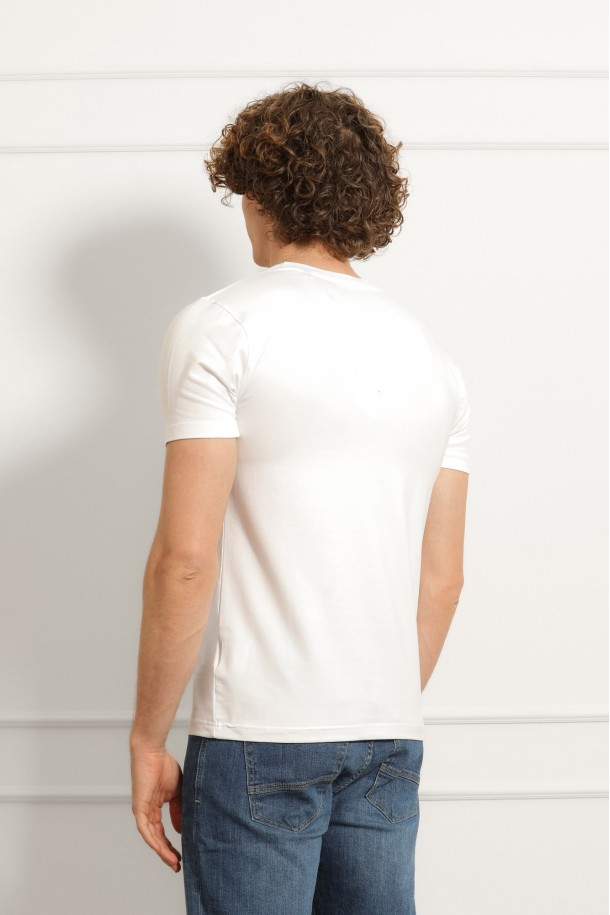 MAJICA K.RUKAV M IN A26PMM1030-B BIJELA