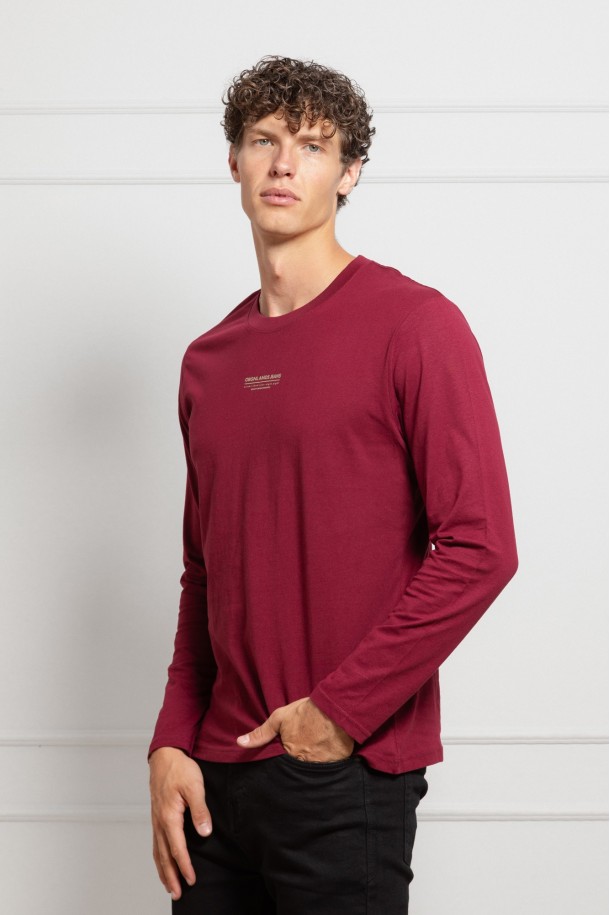 MAJICA D.RUKAV M B B26PMM3 BORDO