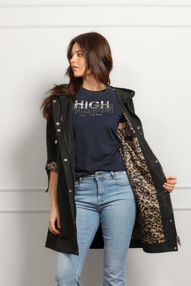 PARKA Ž.I. A26G32 CRNA