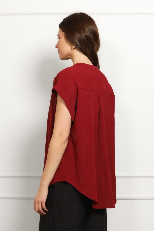 BLUZA Ž.I. A26519 BORDO