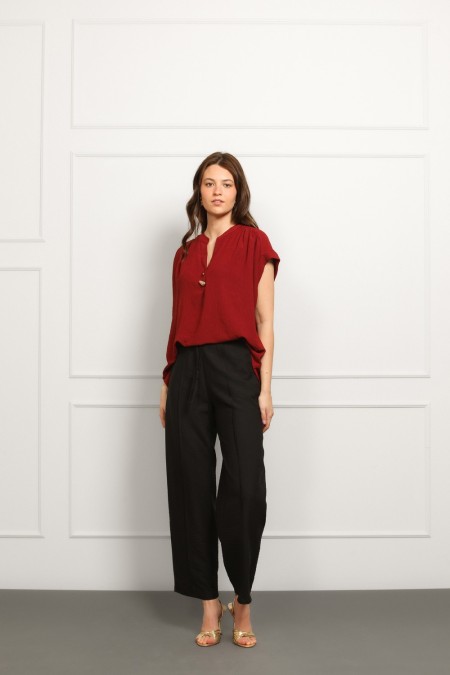 BLUZA Ž.I. A26519 BORDO