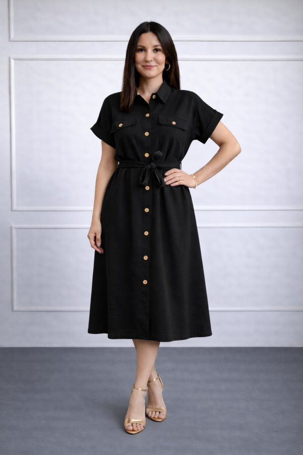 HALJINA KR MIDI Ž.I. A263423 CRNA