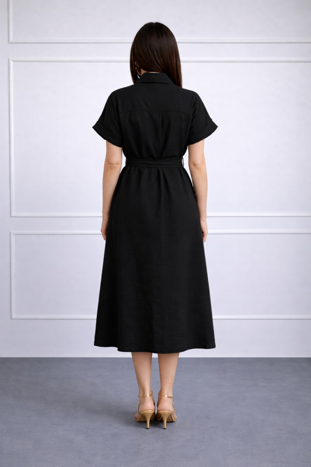 HALJINA KR MIDI Ž.I. A263423 CRNA