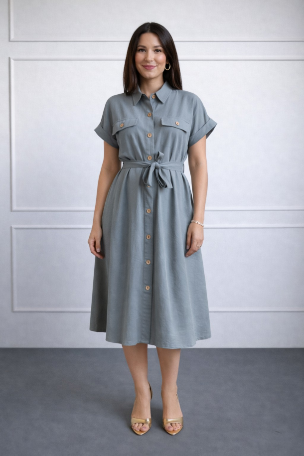 HALJINA KR MIDI Ž.I. A263423 SV.PLAVA