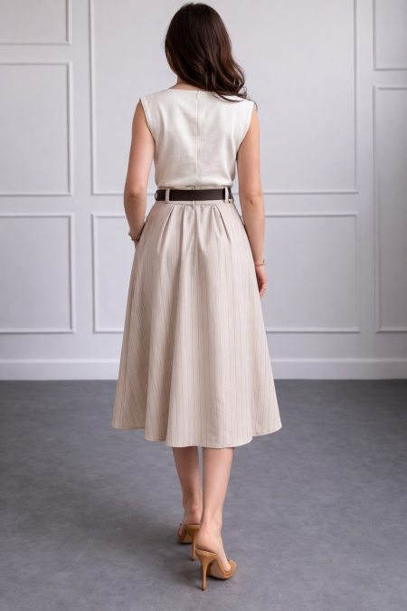 SUKNJA Ž.I. A2636686-1 SV.BEŽ