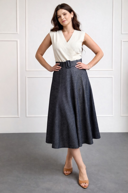 SUKNJA Ž.I. A2639551 PLAVA