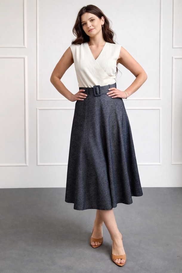 SUKNJA Ž.I. A2639551 PLAVA