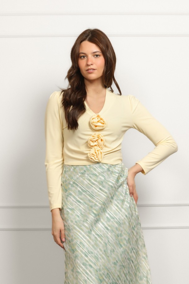 MAJICA Ž.I. A2638608 ŽUTA