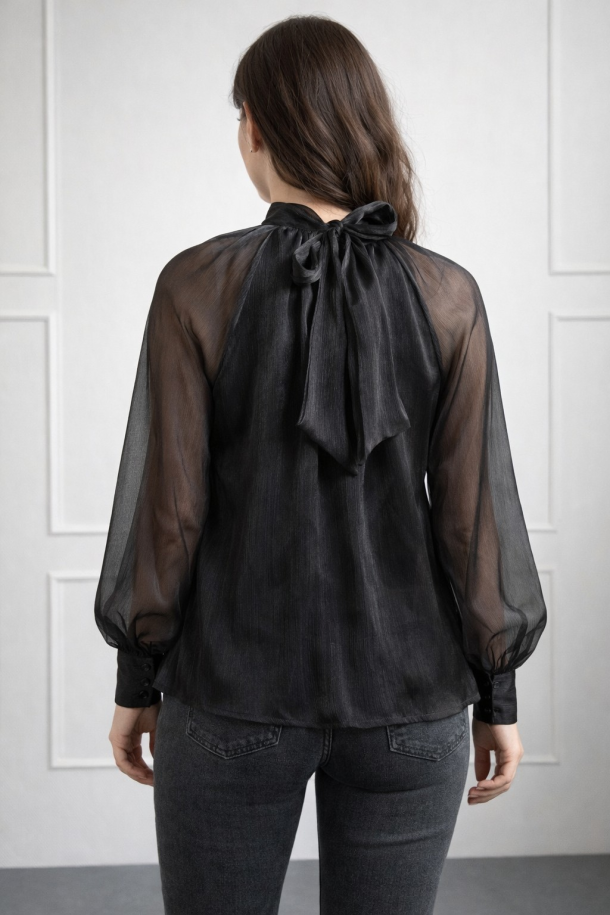 BLUZA Ž.I. A26202 CRNA