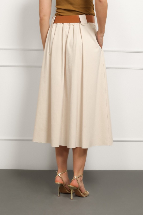 SUKNJA MAXI Ž.I. A2600995 BEŽ