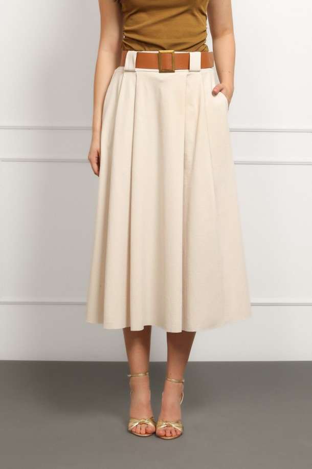 SUKNJA MAXI Ž.I. A2600995 BEŽ