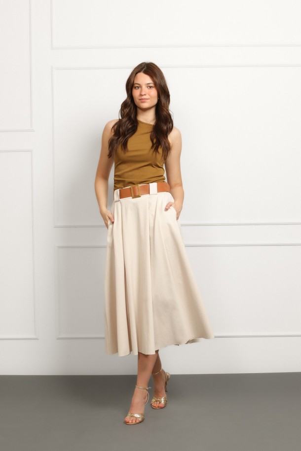 SUKNJA MAXI Ž.I. A2600995 BEŽ