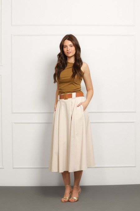 SUKNJA MAXI Ž.I. A2600995 BEŽ