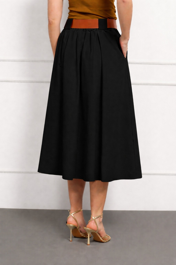 SUKNJA MAXI Ž.I. A2600995 CRNA