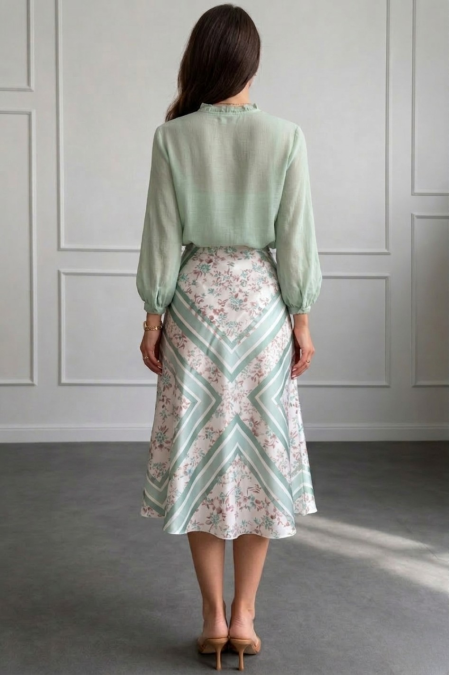 SUKNJA MAXI Ž.I. A26853828 - ZELENA