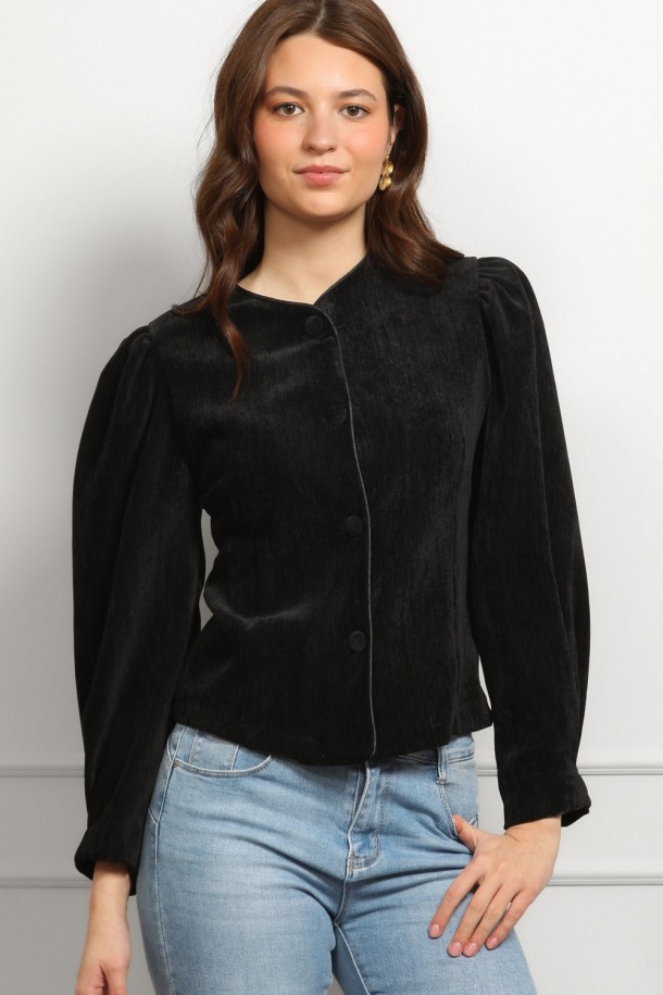 KARDIGAN Ž.I. A261254 CRNA