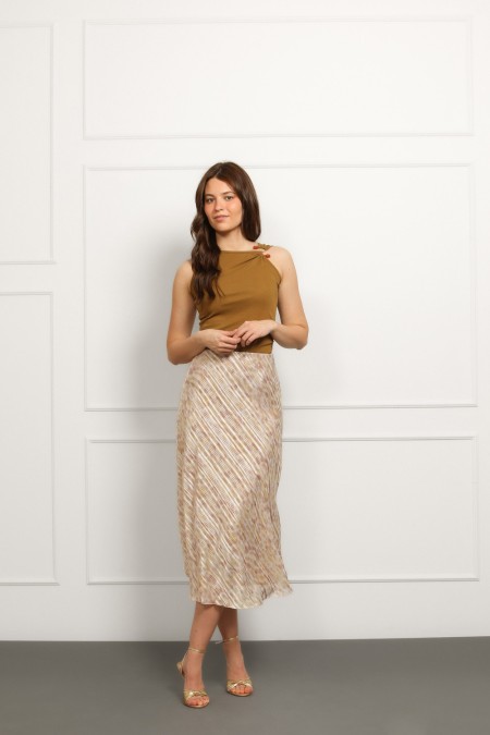 SUKNJA MAXI Ž.I. A26853832 ŽUTA