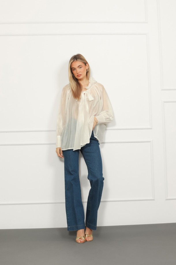 BLUZA Ž.I. A2611392 BIJELA