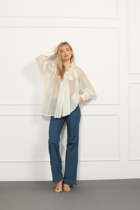 BLUZA Ž.I. A2611392 BIJELA