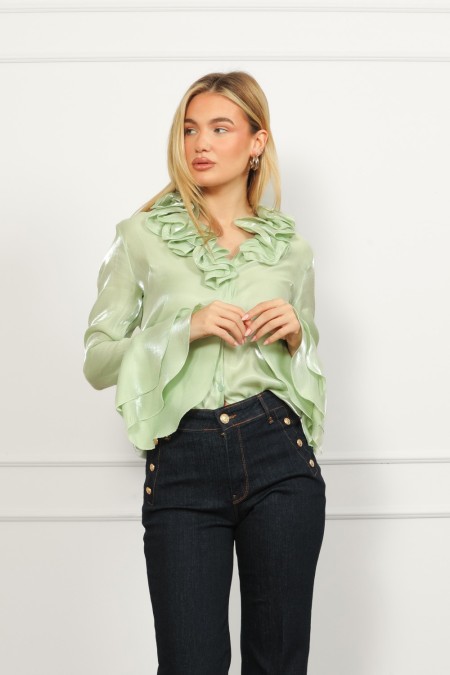 KOŠULJA Ž.I. A2612142 ZELENA
