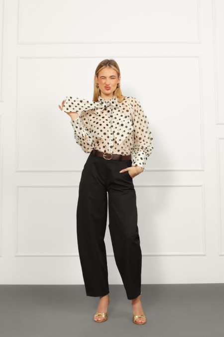 KOŠULJA Ž.I. A26119632 BIJELA S CRNIM