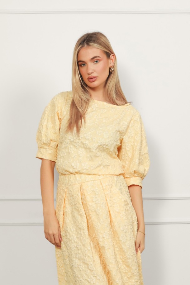 BLUZA Ž.I. A26815407 - ŽUTA