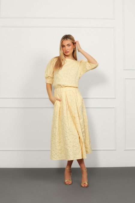 BLUZA Ž.I. A26815407 - ŽUTA