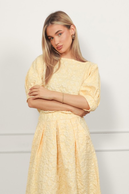 BLUZA Ž.I. A26815407 - ŽUTA