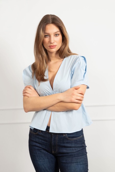 BLUZA Ž.Š. A26639 SV.PLAVA