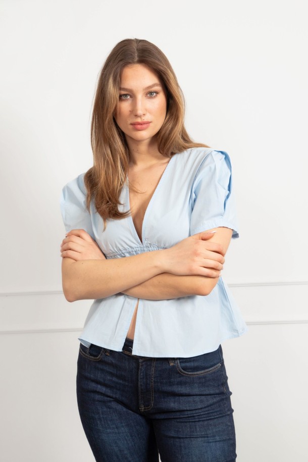 BLUZA Ž.Š. A26639 SV.PLAVA