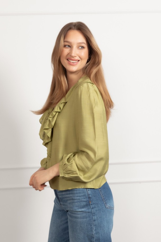 BLUZA Ž.Š. A26628 ZELENA