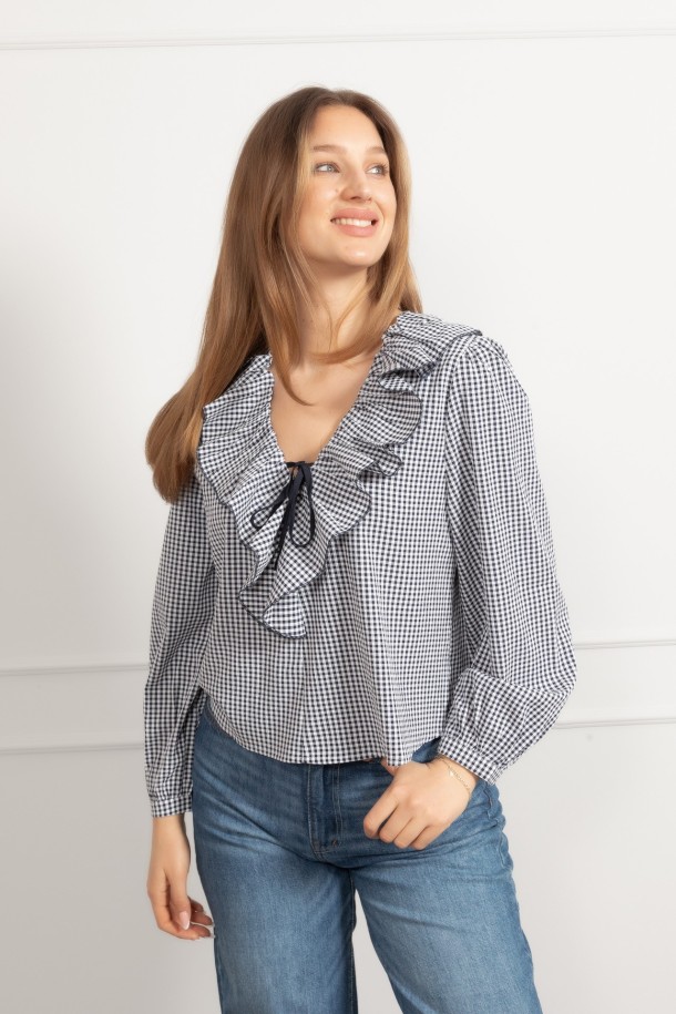 BLUZA Ž.Š. A26627 PLAVA