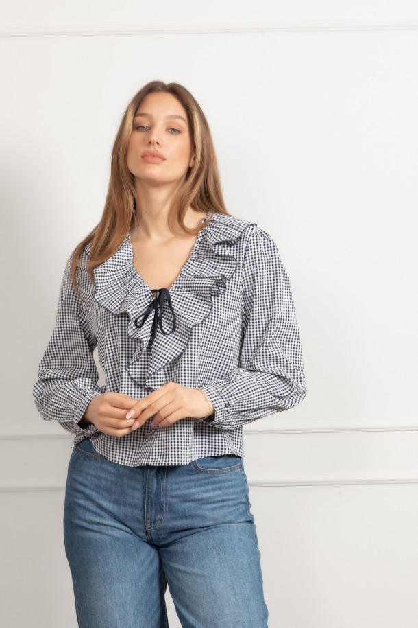 BLUZA Ž.Š. A26627 PLAVA