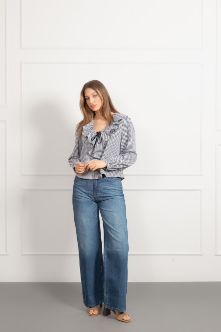 BLUZA Ž.Š. A26627 PLAVA