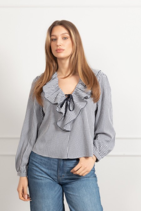 BLUZA Ž.Š. A26627 PLAVA