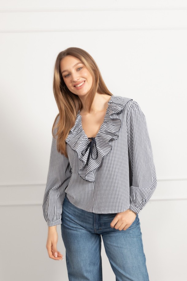 BLUZA Ž.Š. A26627 PLAVA