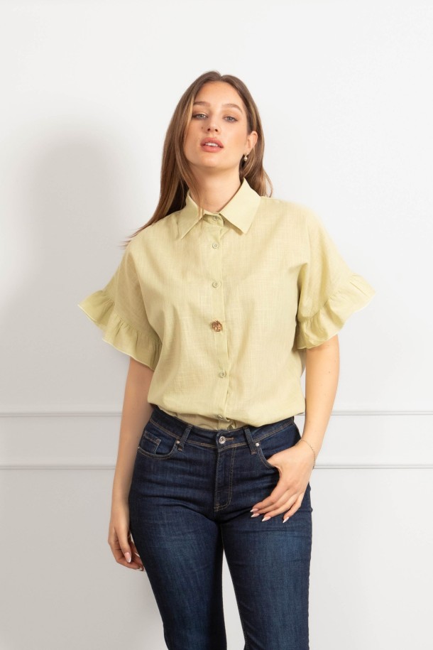 KOŠULJA KR Ž.Š. A26523 ZELENA