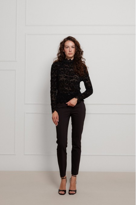 BLUZA Ž.I. B262082 CRNA