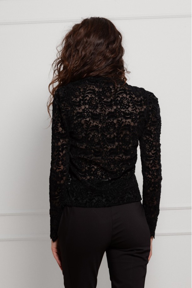 BLUZA Ž.I. B262082 CRNA