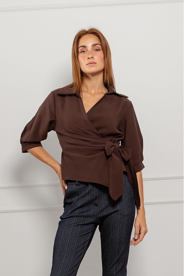 BLUZA 3/4 R Ž.I. B26125058 SMEĐA