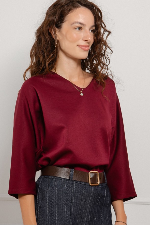 MAJICA Ž.I. B2611852 BORDO