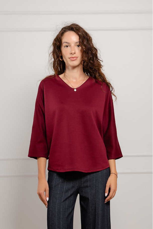 MAJICA Ž.I. B2611852 BORDO