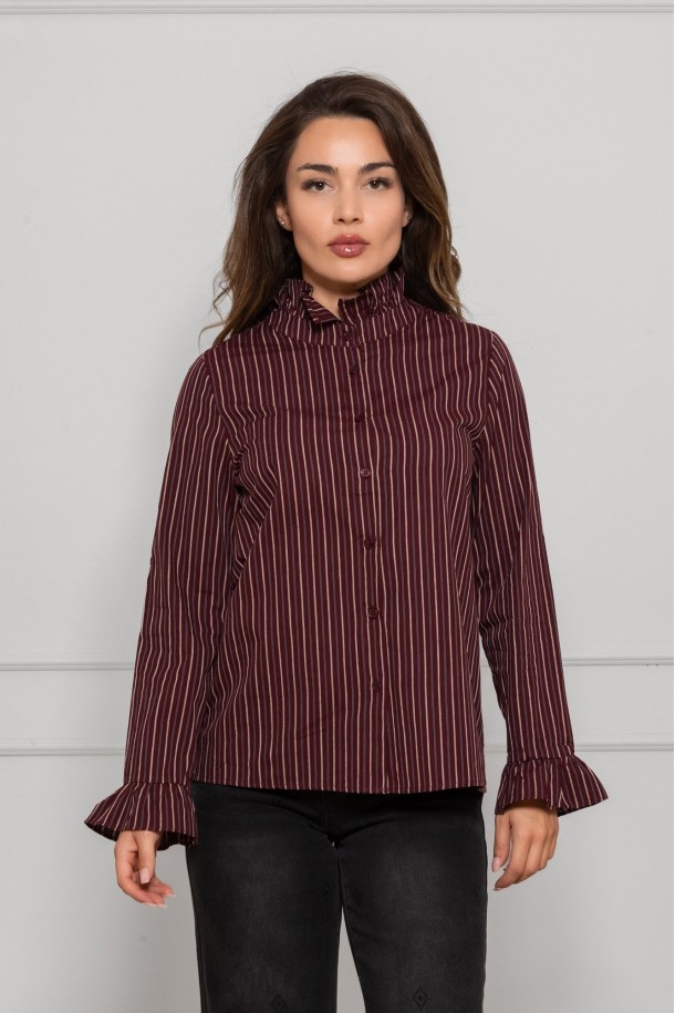 KOŠULJA DR Ž.Š. B265759 BORDO