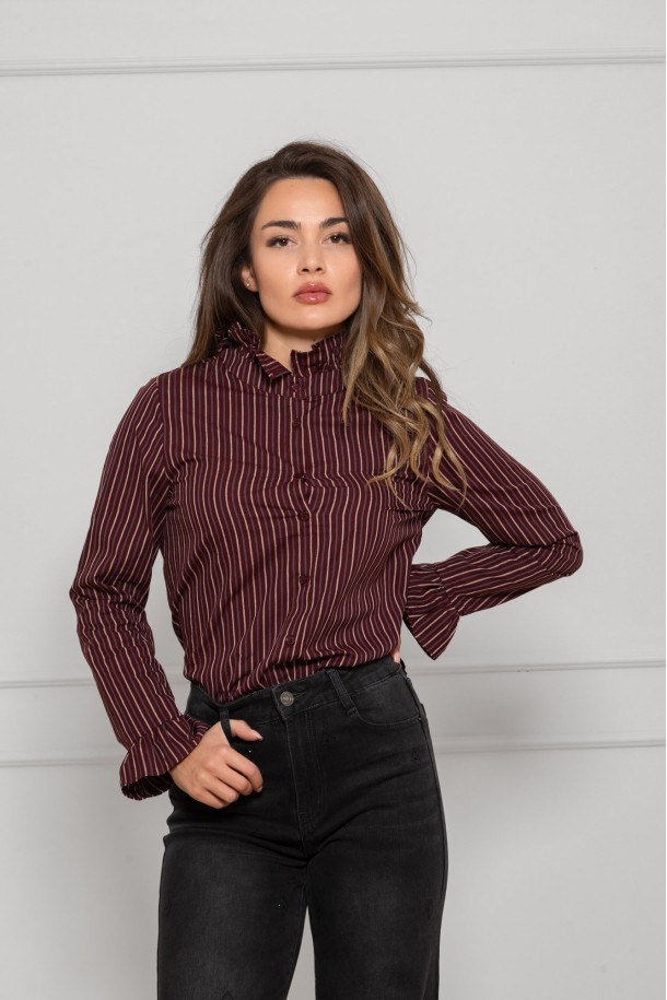 KOŠULJA DR Ž.Š. B265759 BORDO
