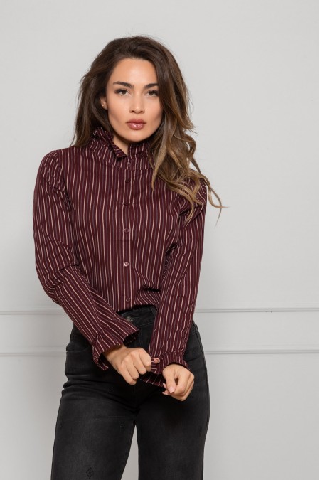KOŠULJA DR Ž.Š. B265759 BORDO